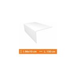 Direct fen�tres - corni�re pvc blanc - 6 x 10 cm - l. 150 cm