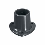 Dirickx - platine aluminium � visser univers gris, h. 8 x l. 11 x p. 11 cm