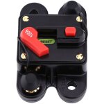 Disjoncteur dc12v pour voiture, bateau, v�lo, fusible de r�initialisation audio st�r�o (100 a) - eosnow ...