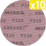 Disques abrasifs abranet mirka diam�tre 150 mm - haute performance (vendu en vrac x10) �paisseur du grain: ...