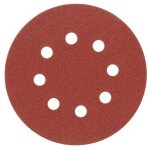 Disques abrasifs 125 mm, p60, avec 8 trous, lot de 5 pices. 08576 vorel