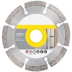 Disque de coupe diamant� pour meuleuse de pierre, b�ton arm�, granit, 105 mm