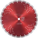 Disque de coupe diamant� avec turbo et trous acier 350 mm vidaxl