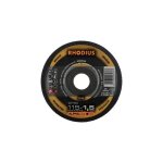 Rhodius - 207438 disque  trononner 115 mm 1 pc(s) acier inoxydable, acier