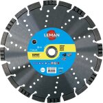 Leman ? disque diamant 230 mm ? segments pour asphalte et b�ton arm� ? al�sage 22, 23 mm ? coupe nette ...