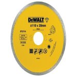 Disque diamant �110mmx20mm dewalt dt3714 - qz pour scie � carrelage portative