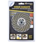 Disque diamant 125 mm pour meuleuse ? double action pour d�coupe b�ton arm� ? installation rapide ? coupe ...