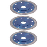 Disque de diamant 3pcs - lame de scie pour carrelage c�ramique porcelaine marbre - 105x10x20mm - haute ...
