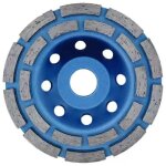 Disque diamant, diamant � meuler b�ton 180 x 22, 2 mm double rang�e, meule diamant�e universelle pour ...