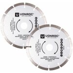 Disques diamant pour rainureuse - 150 mm universelles - 2 pices - pierre et matriaux durs