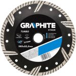Disque diamanté turbo en graphite 180 mm - pour béton et pierre Disque diamanté turbo en graphite 180 mm - pour béton et pierre