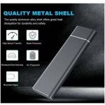 Disque dur externe - 2 to - ssd - portable - haute vitesse - disque dur externe portable