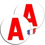 Disque a magn�tique 2x - version 2024 - marque fran�aise - disque magn�tique jeune conducteur (2)