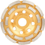 Disque de meulage diamant double rang�e pour meuleuse d'angle - 115 mm