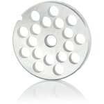 Disque perfor� en acier inoxydable � 10 mm pour hachoir � viande professionnel �lectrique � 7 cm - mahlzeit ...