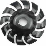 Disque de sculpture sur bois en acier puissance de fa�onnage de disque de fraisage outil 115 mm 12 dents ...