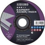 Sidamo - disque � tron�onner expert acier inox d. 125 x 1, 6 x al. 22, 23 mm - acier, inox - 10111024 ...