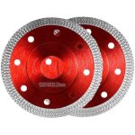 Disque � tron�onner dant� pour carrelage en gr�s c�rame 125 x 22. 23 mm pour carrelage, granit (pour ...