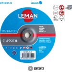 Disque � tron�onner m�tal classic � 230 al�sage 22, 23 ep. 3mm plat f41