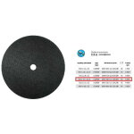 Disque � tron�onner pour m�taux incoflex 350 x 3, 5 x 25, 4 mm