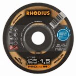Disque à tronçonner rhodius xt38 - Ø125 mm x 1. 5 x 22. 23 mm - acier inox - 203881 Disque à tronçonner rhodius xt38 - Ø125 mm x 1. 5 x 22. 23 mm - acier inox - 203881