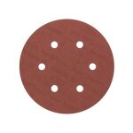 Disque velcro dsv diamtre 150 mm, grain de 40, 8 plus 1 trous, 5 pices