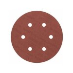 Disque velcro dsv a / e diamtre 150 mm, grain de 120, 8 plus 1 trous, 5 pices