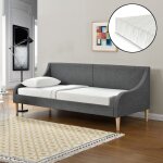 [en. casa] - divan lgant canap convertible en lit moderne avec matelas  mousse  froid confortable ...