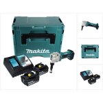 Makita - djn 161 rgj grignoteuse sans fil 18 v + 2x batteries 6. 0 ah + chargeur + coffret makpac