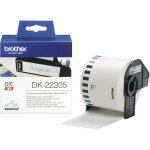 Dk - 22205 rouleau d'tiquettes 62 mm x 30. 48 m papier blanc 1 pc(s) fixation permanente dk22205 etiquette ...