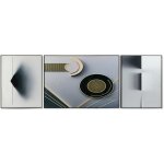Tableau set 3 aluminium mdf 240x3x80 abstrait Tableau set 3 aluminium mdf 240x3x80 abstrait