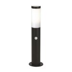 Dody borne exterieure - detecteur inclus - coloris noir - metal / plastique e27 led 1x10w - brilliant ... Dody borne exterieure - detecteur inclus - coloris noir - metal / plastique e27 led 1x10w - brilliant ...