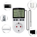 Dolaso - prise thermostat regulateur de temperature numerique 220v chauffage refroidissement avec sonde, ...