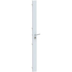 Serrure electrique bandeau blanche ban dom f12 4 points avec cylindre sens ouverture - gauche