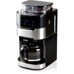 Domo - cafetiere filtre avec moulin intgr do721k - 900 w - 1, 5 l - 12 tasses - 200 g de grains - ecran ...
