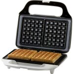 Domo - do9133w gaufrier avec pied blanc c680881