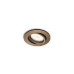 Efectoled - philips donegal spot encastr rond gu10 ip20 douille cuivre - 5039105pn