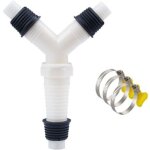 Double evacuation machine a laver, adaptateur de vidange pour machine � laver, adaptateur double pour ...