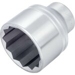 Douille 1000z - 55 ? carr creux 3 / 4 pouce (20 mm) ? profil  12 pans extrieurs ? taille 55 mm