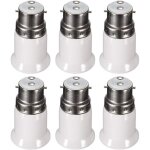 Douille adaptateur b22 vers e27 pour ampoule led, ac 230v, adaptateurs de conversion pour passer de b22 ...