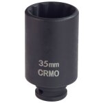 Autobest ? douille � choc 35 mm ? 12 pans ? acier au chrome molybd�ne ? carr� d'entra�nement 1 / 2' ? ...