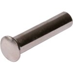 Douille vis de poign�e laiton nickel� - lisse - 4 x 20 mm - hoppe et cie