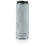 Douille longue 6 pans avec tige 1 / 4'' 13 mm