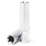 Douille longue torx e5 1 / 4'' en acier au chrome - vinyle