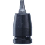 Douille male embout torx t45 court a choc carre 1 / 2