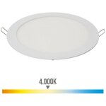 Edm ? downlight led rond encastrable 20w ? lumi�re du jour 4000k ? flux lumineux 1500lm ? �22, 5cm ? ...