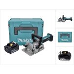 Makita - dpj 180 m1j fraiseuse rainurer sans fil 18 v 100 mm + 1x batterie rechargeable 4, 0 ah + makpac ... Makita - dpj 180 m1j fraiseuse rainurer sans fil 18 v 100 mm + 1x batterie rechargeable 4, 0 ah + makpac ...