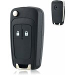 Dpzo - 2 boutons coque cl� t�l�commande plip compatible pour opel astra insignia meriva zafira mokka ...