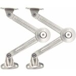 Dpzo - lot de 2 compas � syst�me d'amortissement pour abattants de portes relevables de placard de cuisine ...