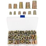 Dpzo - 230 pi�ces inserts filet�s en alliage de zinc, �crous m4 m5 m6 m8 m10 pour meubles en bois